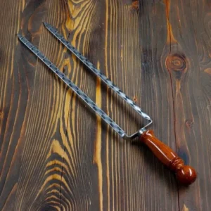 55cm+25cm handle Skewer Fork Canada.Best handmade handles are made of beech. Thickness 3mm, Width 12mm