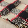 Double. size:140*205 cm(56*80 inches). Blanket from 100% of New Zealand wool.