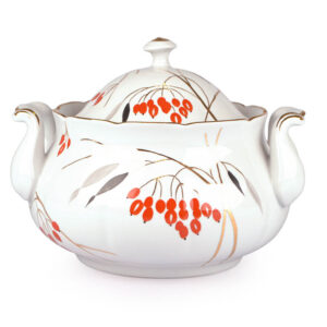 Soup vase 3500 ml. "Kizil", hand-painted.