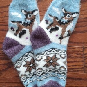 size:21-23cm/8-12. Goat Down Orenburg brand socks.