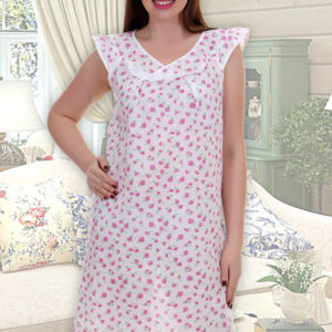 size:XXL(58rus). Nightgown Sleeveless,100% Cotton. Colors in Assortment.