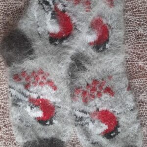 size:8-9(24-26cm). Goat Down Orenburg brand socks.Pattern in assortment.