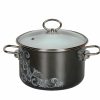 Enameled cookware pot "Iseberg" brand Vitros. Size: 2L, 3L, 4L