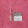 925 Sterling silver Christening Cross Pendant, weight:1.33 gr