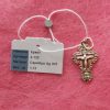925 Sterling silver Christening Cross Pendant, weight:1.12