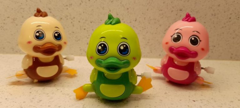 Toronto. Winding up Duck. Toys. Safety Puzzle growth Toy Winding up Duck.