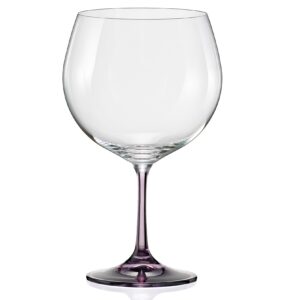 Set of 4pc. Gin or Tonic  Bohemian glasses 820 ml, 27.7oz. "Spectrum", Color in Assortment. made in Czech republic.
