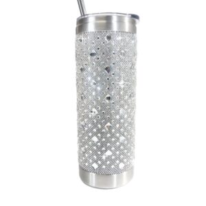 Royal Ice Tumblers White Diamond Silver.  Brand: Jacqueline Kent