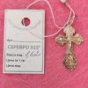 925 Sterling silver Christening Cross Pendant, weight:1.62gr