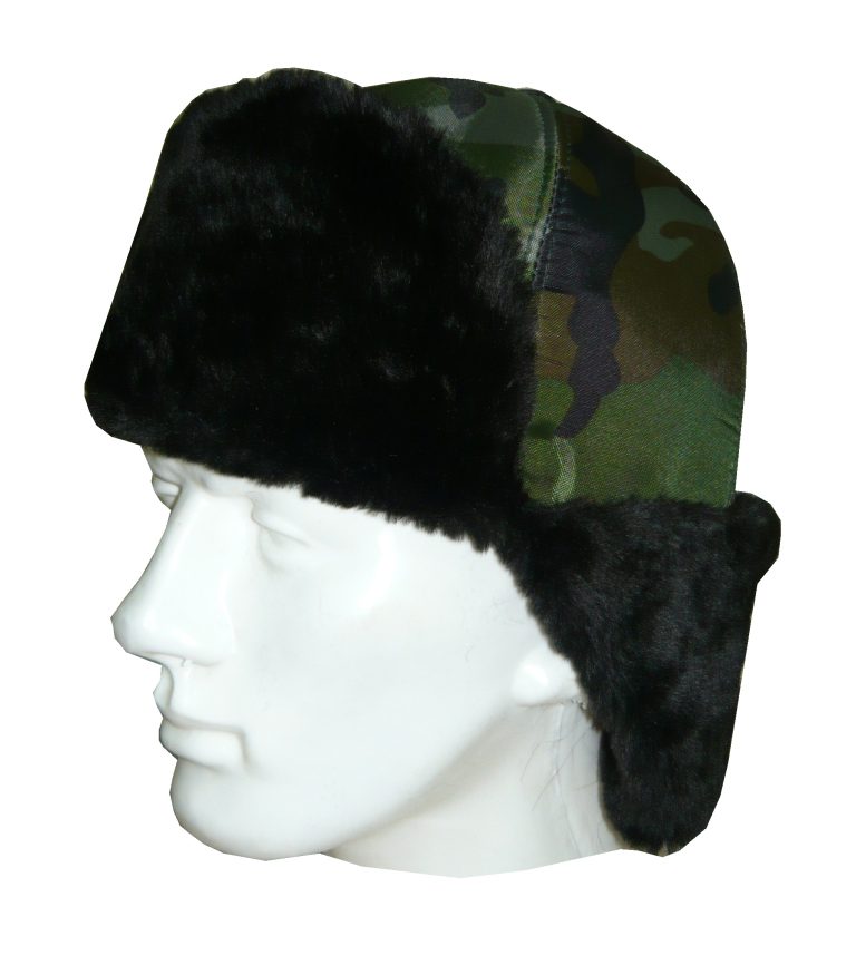 Kalyna store Toronto ntroducing Hats made Sheep wool for men Ushanka SV earflap raincoat KMF camouflage and muton black
