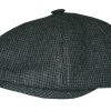 size: 58. Cap, Hat with ears from Drape- wool  for men.