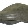 size:58.Men's Caps,Hat, Kepka with ears. Fabric: Grand brown leather. Inside fur PD