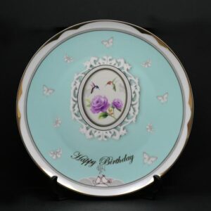Vintage Tray "Happy Birthday", size: 40*26 cm. material: porcelain