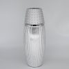 Ceramic vase silver. size: 14 cm*33 cm