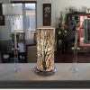 Touch Sensor silver Lamp. Saze: D:25cm(10"). H: 48,25cm(19"). Gifts