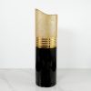 Gold/Black Decorative ceramic vase. size:12cm*46cm