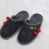 size:11(41rus).Foot length: 25,5cm. Slippers made of 100% natural Sheep wool with soles