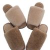 size:12-13(42-43)Fur slippers made of natural sheep wool,Without spout. two-layer, Evaplast sole