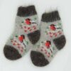 size:12-14(from 2-4 year old baby). Goat Down Orenburg brand socks, suitable for children.Pattern in Assortment.