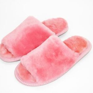 size:10(40).Foot length: 26cm. Women's slippers Mouton on rubber soles. The tone of the slippers may vary slightly.
