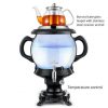 4,500ml. Electric samovar, Kettle 110V, with glass tea pot. Brand: Turky.