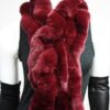 Women's  Scarf  made of Natural rex rabbit fur.
