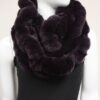 Women's  Scarf  made of Natural rex rabbit fur.