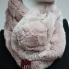 Women's  Scarf  made of Natural rex rabbit fur.