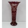 "Petergof" Vintage Hand cut crystal vase 31cm( 12,5 inches). brand: "Gus Crystal" factory,Since 1756.