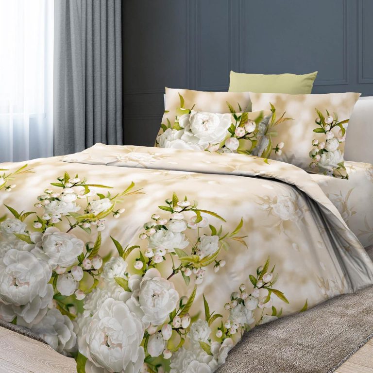 Linens Organic Cotton Low Prices Buy from Canada "DOUBLE" size of 4 pc set. Duvet cover (1pc)-147 * 212cm, Sheet (1pc)-150 * 212cm, Pillowcase (2pc)-50 * 70cm.
