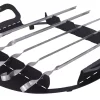 Stand for skewers on Uchag(Ochag) for a Kazan 9l l (with skewers 5 pcs.). Подставка для шампуров  на  Учаг  для казана на 9л