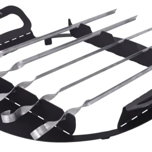 Stand for skewers on Uchag(Ochag) for a Kazan 9l l (with skewers 5 pcs.). Подставка для шампуров  на  Учаг  для казана на 9л