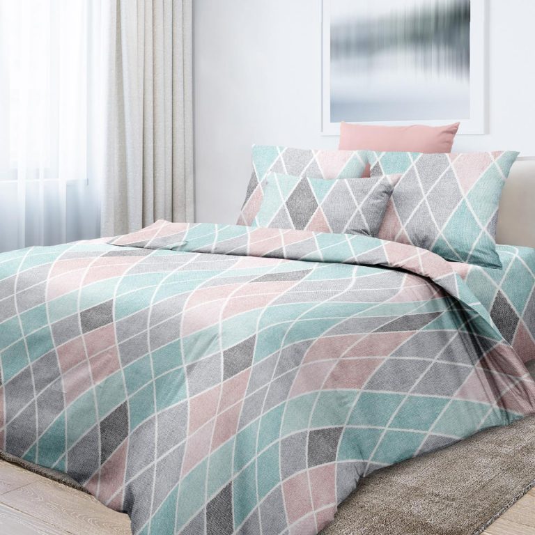 Постельное белье Органический Хлопок Низкие цены купить в Канаде "DOUBLE" size of 4 pc set. Duvet cover (1pc)-147 * 212cm, Sheet (1pc)-150 * 212cm, Pillowcase (2pc)-50 * 70cm.