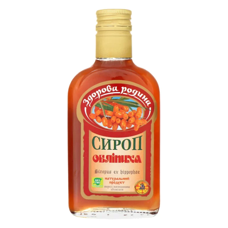 842fe2df-1a0d-2c72-2f2c-6ed42b403409 SEA BUCKTHORN SYRUP Zdorova Rodyna, 200g.
