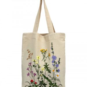 Linen bag with embroidery (handmade)