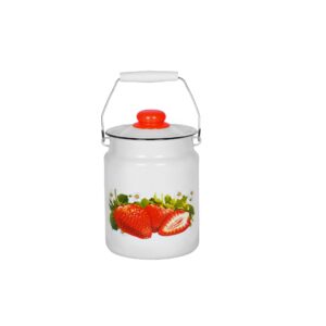 Enamel Milk Can with Lid, 3.5 L - Coming Soon