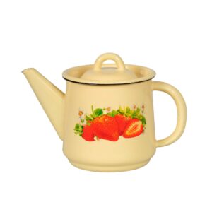 Enamel Kettle 1 L — Compact, Safe, Everyday Boiling