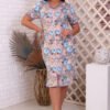size: 60-Rus. Women's Dressing Gown, Knitted Home Wear 6742