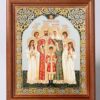 Icon.  Икона Царская семья. size: 15*13cm. В деревянной рамке за стеклом