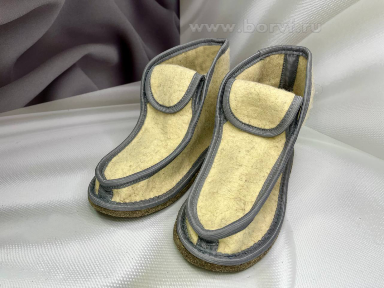 babushi-mokasiny_0 Slippers made of 100% natural Sheep wool