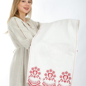 Rushnik-embroidered towel 145x45cm