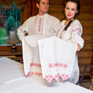 Rushnik-embroidered towel 170x45cm
