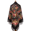 Pavlovo-Posad Shawl "Cvetochnaya skazka"100% Wool. Size 146*146. Author: Slascheva Nadejda