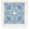 Pavlovo-Posad Shawl ''Amulet'' 100% of wool with silk fringe, size 89*89cm.