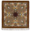 Pavlovo-Posad Shawl "Evening at the estate"100% Wool. Size 146*146. Author: Jukova Elena