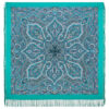 Pavlovo-Posad Shawl "Troicino utro"100% Wool. Size 146*146. Author: Jukova Elena