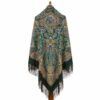 Pavlovo-Posad Shawl "Koldovskaya Noch"100% Wool. Size 146*146. Author: Jukova Elena