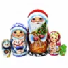 5 Dolls, 18 cm. Russian Babushka, Nesting Dolls, Matryoshka. Hand Painted