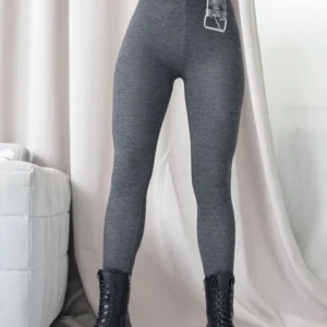 Camel wool thermal leggings