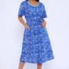 Women's house dressing gown 100% Cotton Helga